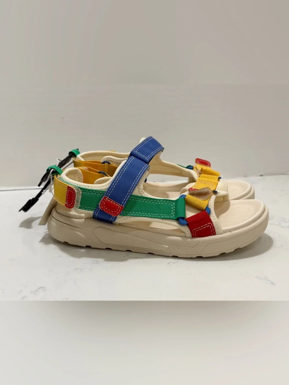 H&M Kids Colorblock Strap Sandals - Yellow, Blue, Green, Red